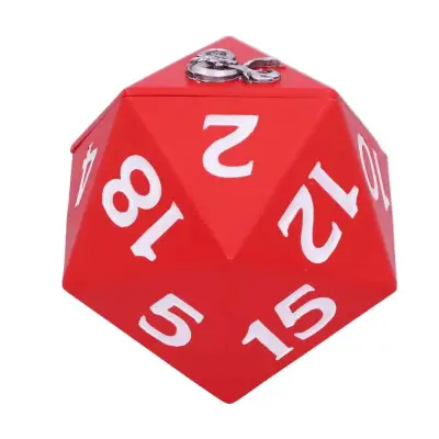 Figurine dungeons dragons d20 dice box